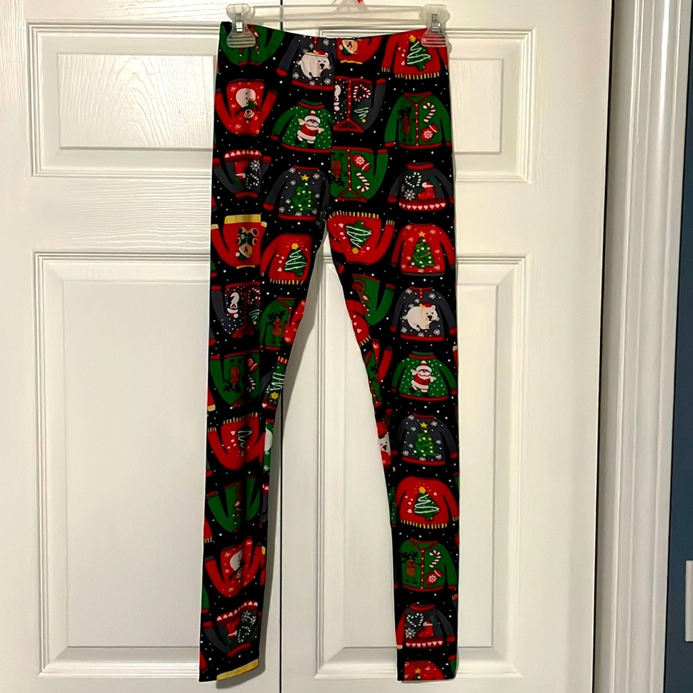 Ugly Sweater Christmas Leggings